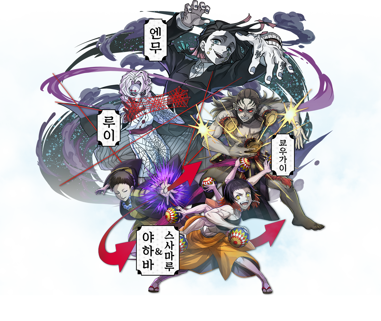 魘夢 累 矢琶羽＆朱紗丸 響凱